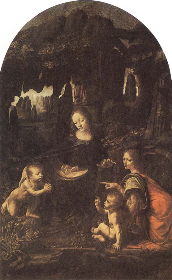 LEONARDO da Vinci Virgin of the Rocks